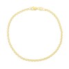 Thumbnail Image 1 of 2.4mm Rolo Chain Anklet in Hollow 10K Gold - 10”