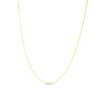 Thumbnail Image 1 of 1.0mm Gourmette Curb Chain Necklace in Semi-Solid 10K Gold - 18”