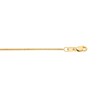 Thumbnail Image 2 of 1.0mm Gourmette Curb Chain Necklace in Semi-Solid 10K Gold - 18”