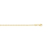 Thumbnail Image 2 of 1.8mm Rope Chain Necklace in Solid 10K Gold - 24”