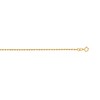 Thumbnail Image 2 of 1.4mm Rope Chain Necklace in Solid 10K Gold - 22”