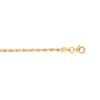 Thumbnail Image 2 of 2.5mm Rope Chain Necklace in Solid 10K Gold - 22”
