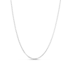 Thumbnail Image 1 of 2.4mm Rolo Chain Necklace in Hollow 10K White Gold - 20"