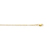 Thumbnail Image 2 of 2.4mm Rolo Chain Necklace Hollow 10K Gold - 20”