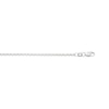 Thumbnail Image 2 of 2.4mm Rolo Chain Necklace Hollow 10K White Gold - 16"
