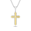 Thumbnail Image 4 of Diamond Accent Cross Pendant, Bar Pendant and Bracelet Set in Two-Tone Stainless Steel