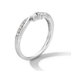 Thumbnail Image 3 of 0.30 CT. T.W. Marquise-Cut and Round Certified Lab-Grown Diamond Contour Band in 14K White Gold (F/VS2)
