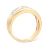 Thumbnail Image 3 of 0.50 CT. T.W. Certified Lab-Grown Diamond Five Stone Stepped Edge Band in 14K Gold (F/VS2)