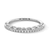 Thumbnail Image 1 of 0.12 CT. T.W. Diamond Stackable Band in Sterling Silver