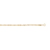 Thumbnail Image 2 of 2.2mm Singapore Chain Necklace in Semi-Solid 10K Gold - 22”