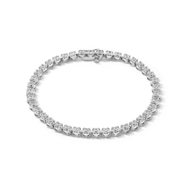 5.00 CT. T.W. Certified Lab-Grown Diamond Tennis Bracelet in Sterling Silver (F/SI2)
