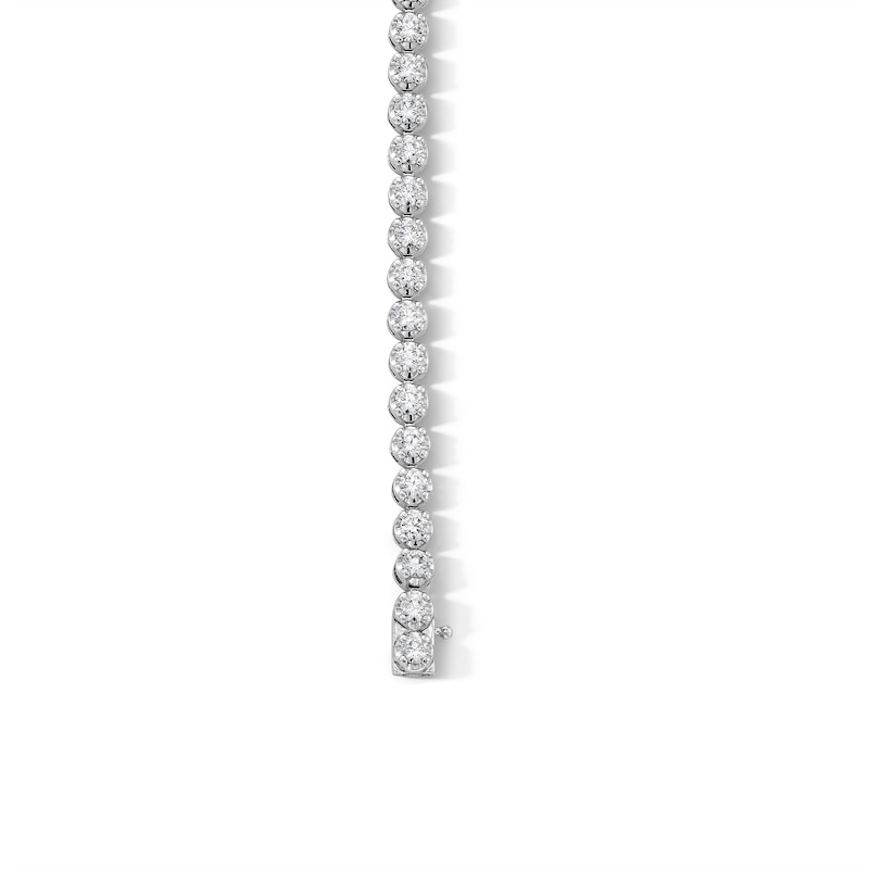 Main Image 2 of 5.00 CT. T.W. Certified Lab-Grown Diamond Tennis Bracelet in Sterling Silver (F/SI2)