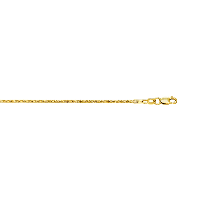 Main Image 2 of 1.5mm Sparkle Chain Necklace in Hollow 10K Gold - 18”