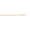 Thumbnail Image 2 of 2.2mm Singapore Chain Necklace in Semi-Solid 10K Gold - 20”