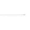 Thumbnail Image 2 of 0.77mm Wheat Chain Necklace in Semi-Solid 10K White Gold - 18”