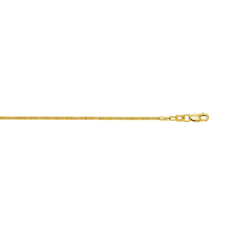 Main Image 2 of 1.5mm Sparkle Chain Necklace in Hollow 10K Gold - 20”