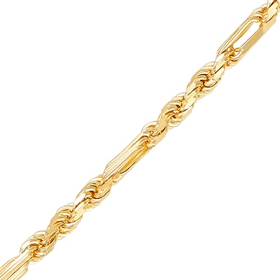 1.8mm Diamond-Cut Milano Rope Chain Necklace in Solid 10K Gold