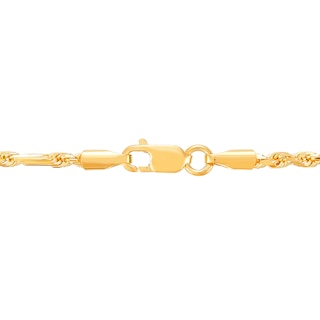 1.8mm Diamond-Cut Milano Rope Chain Necklace in Solid 10K Gold
