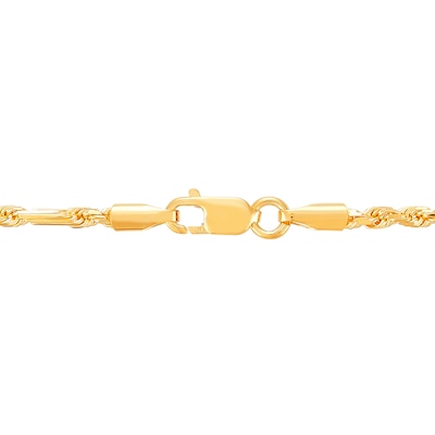 1.8mm Diamond-Cut Milano Rope Chain Necklace in Solid 10K Gold
