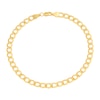 Thumbnail Image 3 of 5.1mm Curb Chain Necklace and Bracelet Set in Hollow 10K Gold