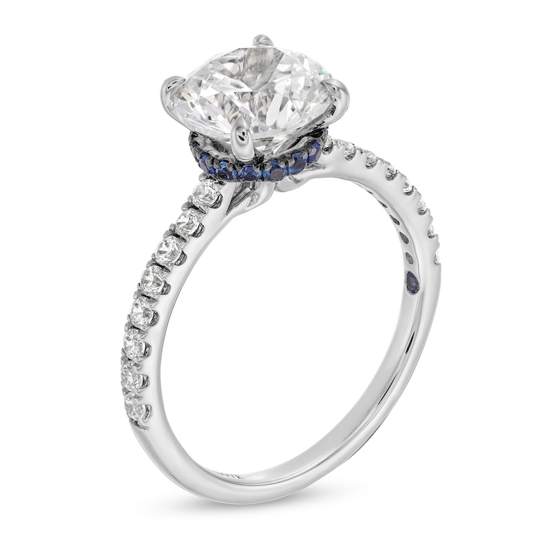 Main Image 3 of Vera Wang Love Collection 2.23 CT. T.W. Certified Lab-Grown Diamond Engagement Ring in 14K White Gold (F/VS2)