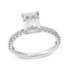 Thumbnail Image 1 of Vera Wang Love Collection 2.23 CT. T.W. Emerald-Cut Certified Lab-Grown Diamond Engagement Ring in 14K White Gold