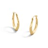 Thumbnail Image 1 of Knife-Edge Hoop Earrings in Hollow 10K Gold