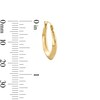 Thumbnail Image 2 of Knife-Edge Hoop Earrings in Hollow 10K Gold