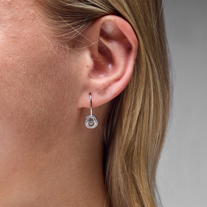 Unstoppable Love™ 0.30 CT. T.W. Certified Lab-Grown Diamond Drop Earrings in Sterling Silver (F/SI2)