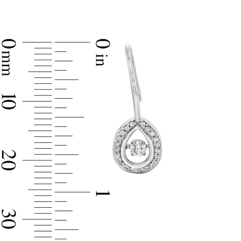 Unstoppable Love™ 0.30 CT. T.W. Certified Lab-Grown Diamond Drop Earrings in Sterling Silver (F/SI2)