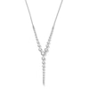Thumbnail Image 1 of Shooting Star 2.00 CT. T.W. Certified Lab-Grown Diamond "Y" Necklace in Sterling Silver (F/VS2)