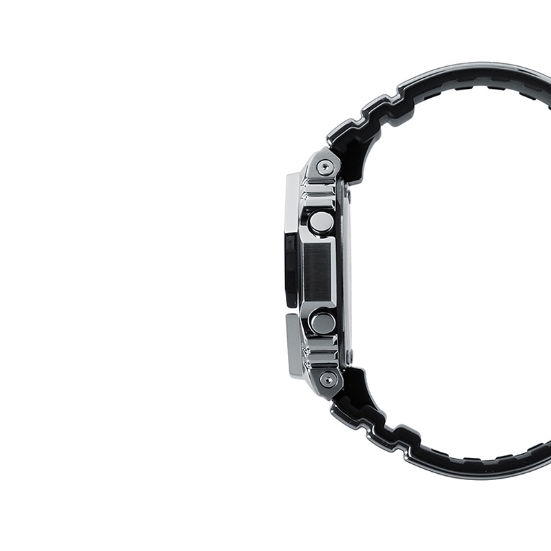 Men's Casio G-Shock G-Steel Metallic Analog-Digital Watch with Silver-Tone Dial (Model: GM2100YM-8A)