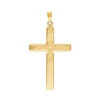 Thumbnail Image 1 of Polished Cross Necklace Charm in Solid 14K Gold