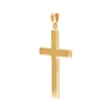 Thumbnail Image 2 of Polished Cross Necklace Charm in Solid 14K Gold