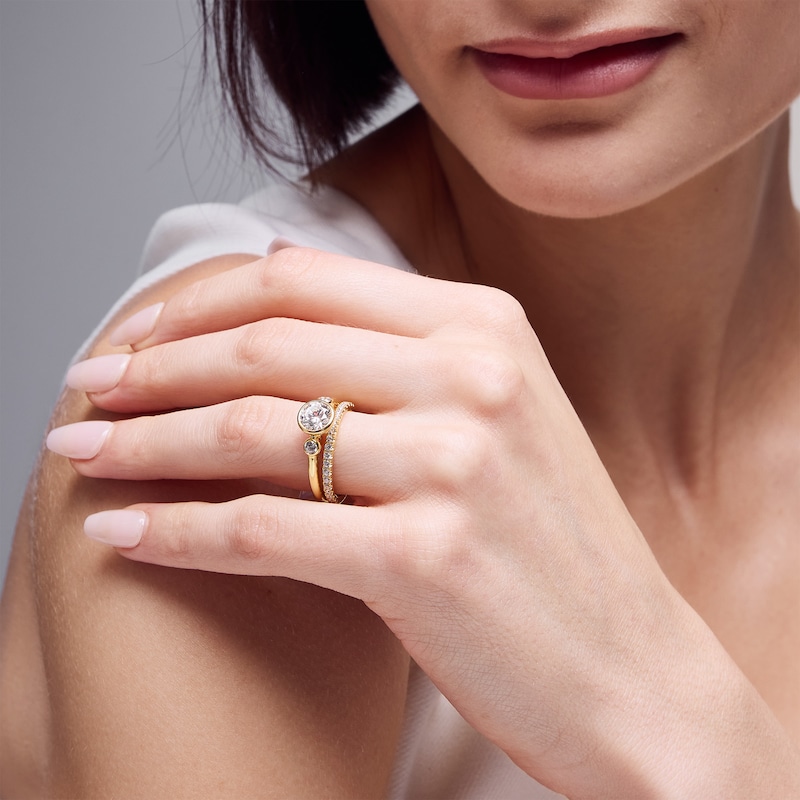 1.50 CT. T.W. Certified Lab-Grown Diamond Bridal Set in 14K Gold (F/VS2)