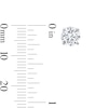 Thumbnail Image 2 of 2.00 CT. T.W. Certified Lab-Grown Diamond Solitaire Stud Earrings in 10K White Gold (I/SI2)