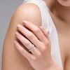 Thumbnail Image 2 of 0.50 CT. T.W. Certified Lab-Grown Diamond Vintage-Style Band in 14K White Gold (F/VS2)