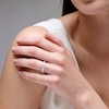 Thumbnail Image 2 of 1.00 CT. T.W. Emerald-Cut Certified Lab-Grown Diamond Band in 14K White Gold (F/VS2)