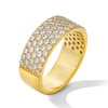 Thumbnail Image 2 of 1.00 CT. T.W. Certified Lab-Grown Diamond Multi-Row Band in 14K Gold (F/VS2)