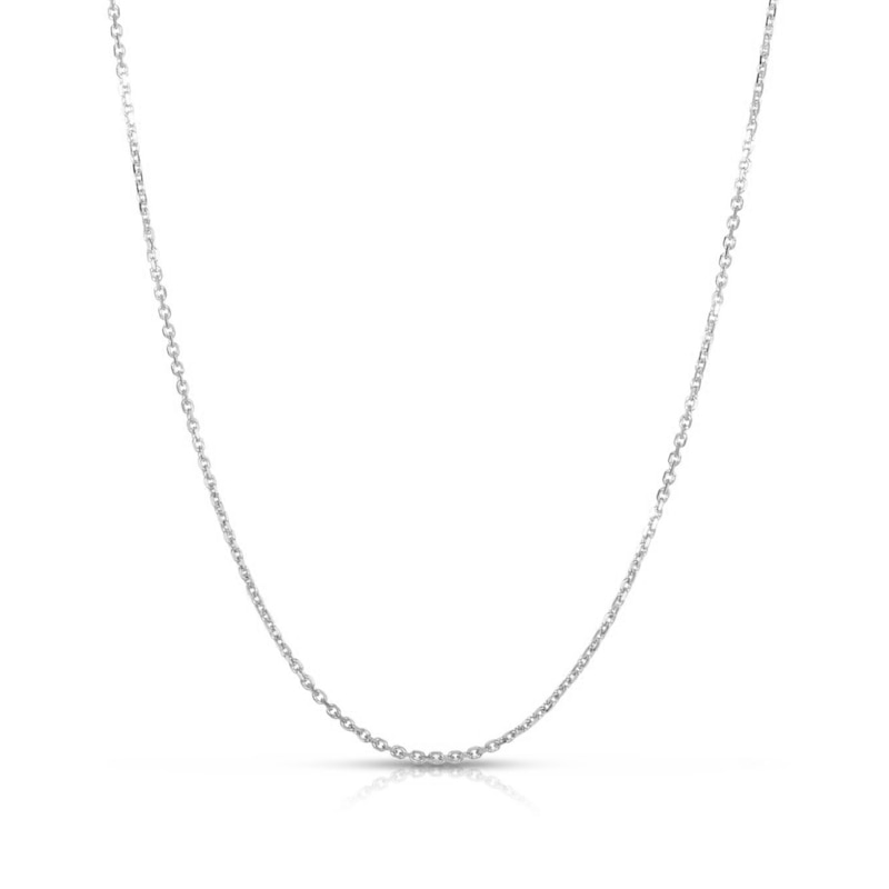 1.1mm Cable Chain Necklace in Semi-Solid 10K Gold