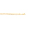 Thumbnail Image 2 of 4.4mm Curb Chain Necklace in Hollow 10K Gold - 24”