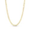 Thumbnail Image 1 of 5.3mm Curb Chain Necklace in Hollow 10K Gold - 22"