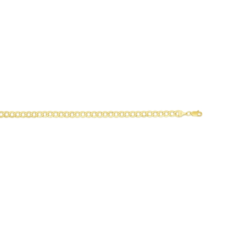 5.3mm Curb Chain Necklace in Hollow 10K Gold