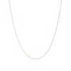 Thumbnail Image 1 of 1.1mm Cable Chain Necklace in Semi-Solid 10K Rose Gold - 18”