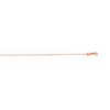 Thumbnail Image 2 of 1.1mm Cable Chain Necklace in Semi-Solid 10K Rose Gold - 18”