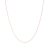 Thumbnail Image 1 of 1.1mm Cable Chain Necklace in Semi-Solid 10K Rose Gold - 20”