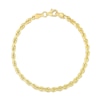 Thumbnail Image 1 of 4.0mm Rope Chain Bracelet in Solid 10K Gold - 8”