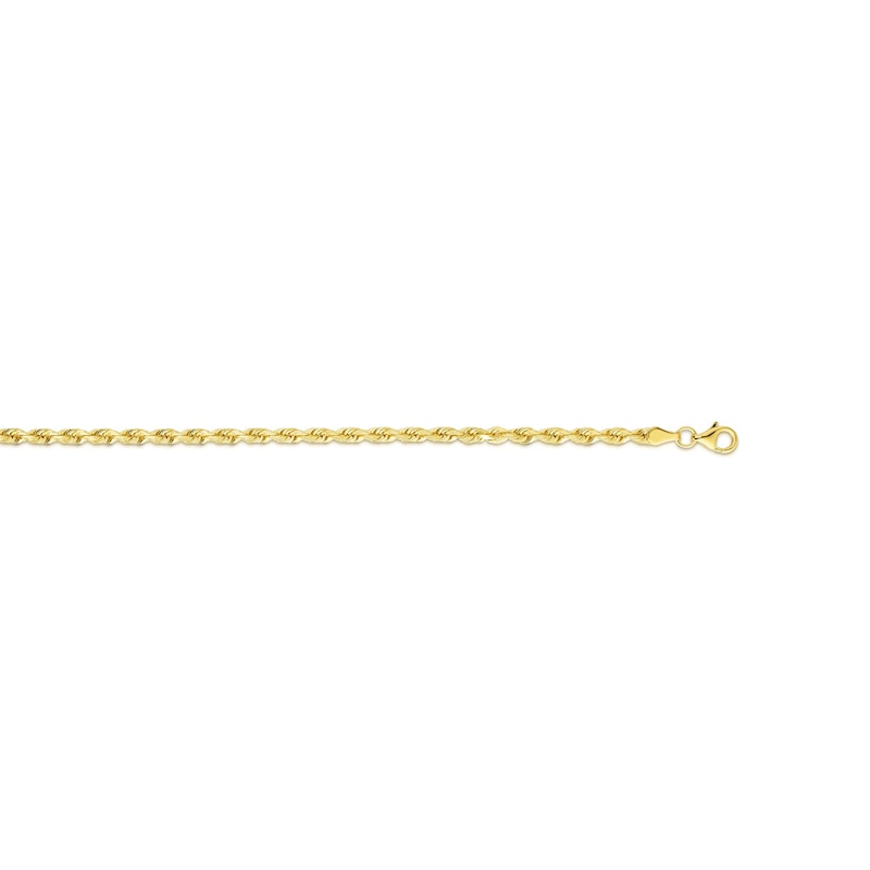 4.0mm Rope Chain Bracelet in Solid 10K Gold - 8"