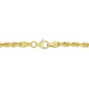 Thumbnail Image 3 of 4.0mm Rope Chain Bracelet in Solid 10K Gold - 8”
