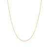 Thumbnail Image 1 of 1.4mm Box Chain Necklace in Semi-Solid 10K Gold - 22”